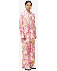McQueen - フローラル パジャマシャツ - Lyst