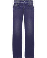 McQueen - Slashed Zip Bootcut Jeans - Lyst