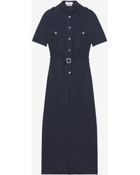 McQueen - Uniform Midi Dress - Lyst