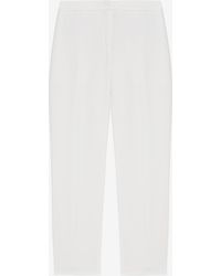 McQueen - Leaf Crepe Cigarette Trouser - Lyst