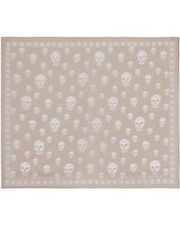 McQueen - Klassischer Skull Schal - Lyst