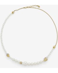 McQueen - Skull And Necklace - Lyst