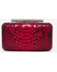 McQueen - Mcqueen T-Bar Box Clutch - Lyst