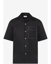 Alexander McQueen - Contrast Stitch Hawaiian Shirt - Lyst