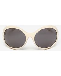 McQueen - Kate Round Sunglasses - Lyst