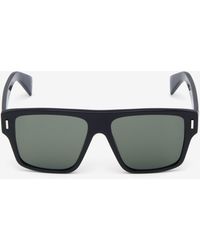 McQueen - T-Bar Rivet Square Sunglasses - Lyst