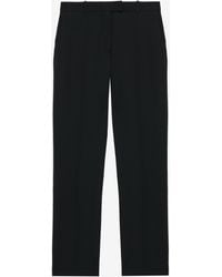 McQueen - Cropped Tailored Trousers - Lyst