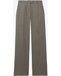 McQueen - Straight Leg Bumster Trousers - Lyst