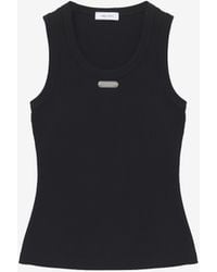McQueen - Placket Tank Top - Lyst