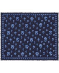 McQueen - Sciarpa Skull Classica - Lyst