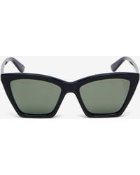 McQueen - Spike Geometric Cat-Eye Sunglasses - Lyst