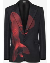 Alexander McQueen - Black Orchid Single-breasted Jacket - Lyst