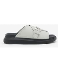 McQueen - Hybrid Buckle Sandal - Lyst
