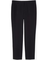 McQueen - Tapered Mid-rise Crepe Trousers - Lyst