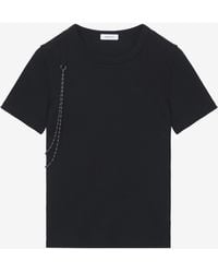 McQueen - Chain Harness T-Shirt - Lyst