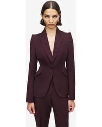 McQueen - Single-Breasted Jacket - Lyst
