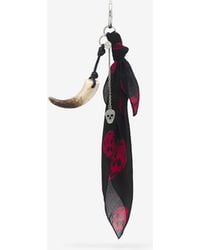 McQueen - Scarf & Horn Charm - Lyst