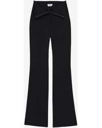 McQueen - Fold Over Waist Trousers - Lyst