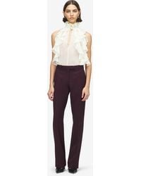 McQueen - Straight Leg Tailored Trousers - Lyst