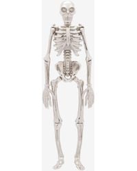 McQueen - Dancing Skeleton Pin Brooch - Lyst