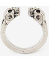 Alexander McQueen Ring - Metallic