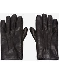 Alexander McQueen Gants en cuir - Noir