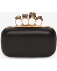 McQueen - Knuckle Clutch With Chain - Lyst