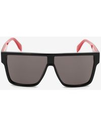 Alexander McQueen - Black Selvedge Mask Sunglasses - Lyst