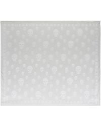 McQueen - Classic Skull Scarf - Lyst
