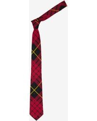 McQueen - Tartan Skull Krawatte - Lyst