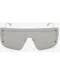 Alexander McQueen - Spike Studs Mask Sunglasses - Lyst