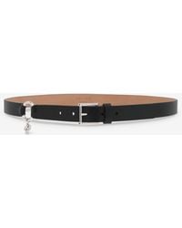 McQueen - Cintura Skull Con Anello - Lyst