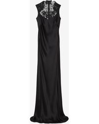McQueen - Floral Lace Evening Dress - Lyst
