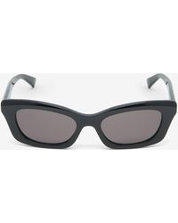 McQueen - Occhiali Da Sole Geometrici Con Logo Mcqueen - Lyst