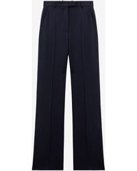 McQueen - High-Waisted Tailored Trousers - Lyst