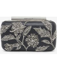 McQueen - T-Bar Box Clutch - Lyst