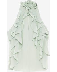 McQueen - Ruffle Top - Lyst