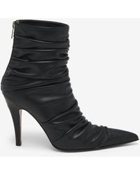 McQueen - Birdee Ruched Boot - Lyst