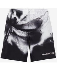 Alexander McQueen - Shorts da bagno dragonfly shadow - Lyst