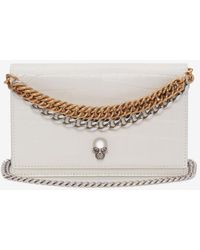 Alexander McQueen - Small 'skull' Bag With Chains - Lyst