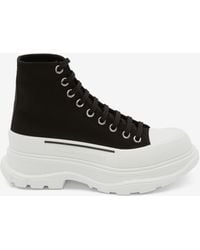 McQueen - Stiefel Mit Profilsohle - Lyst