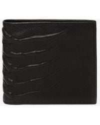 Alexander McQueen - Claw Leather Billfold Wallet - Lyst