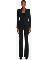 McQueen - Hose mit weitem Bein - Lyst