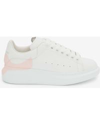 alexander mcqueen sneakers white pink