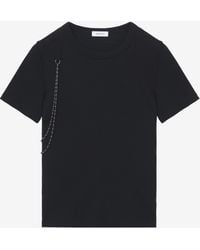McQueen - Chain Harness T-Shirt - Lyst