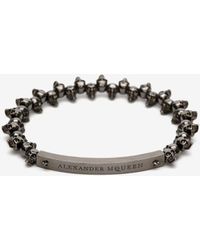 Alexander McQueen Skull Bracelet - Metallic