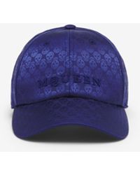 McQueen - Skull Repeat Baseball Cap - Lyst
