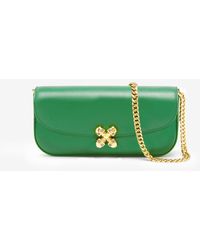 McQueen - Small Skull Flower Bag - Lyst