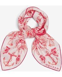 McQueen - Foulard Sailor Tattoo - Lyst