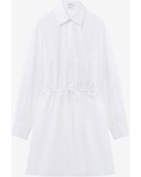 McQueen - Tie Detail Shirt Dress - Lyst